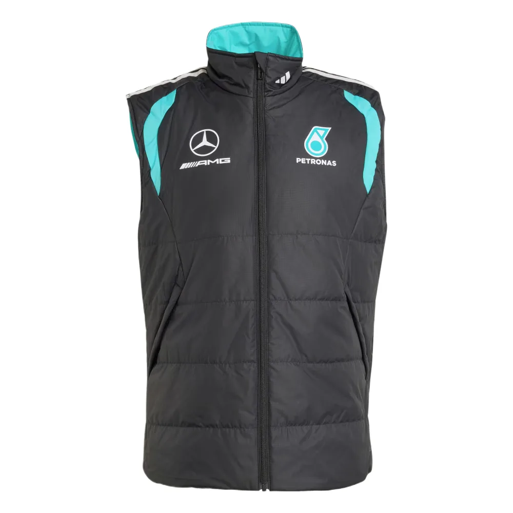 Футболка MERCEDES AMG мужская Adidas, черный/серый