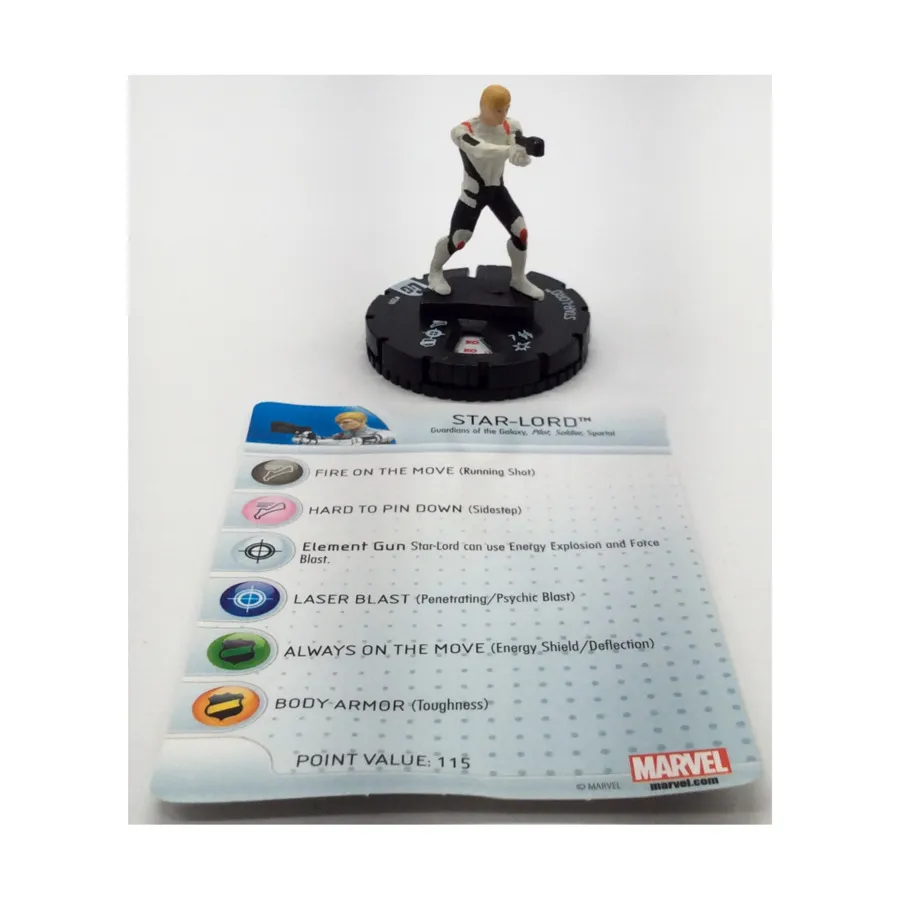 

Звездный Лорд № 209 (С), Marvel HeroClix - Guardians of the Galaxy - Singles