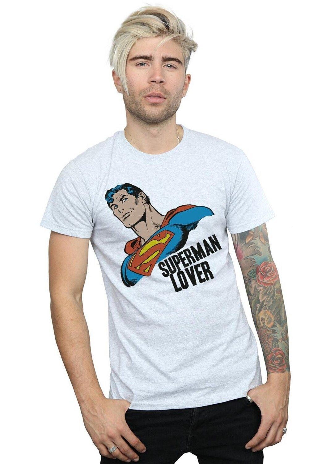 

Футболка «Любовник Супермена» DC Comics, серый