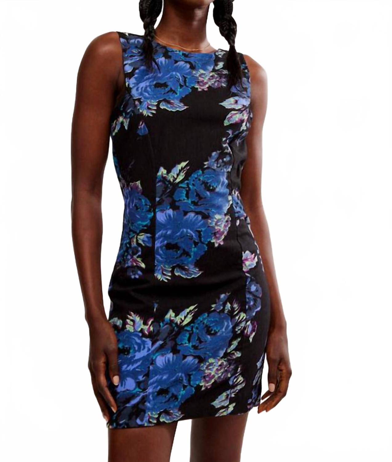 

Майберри мини-платье в черном комбинированном цвете Free People