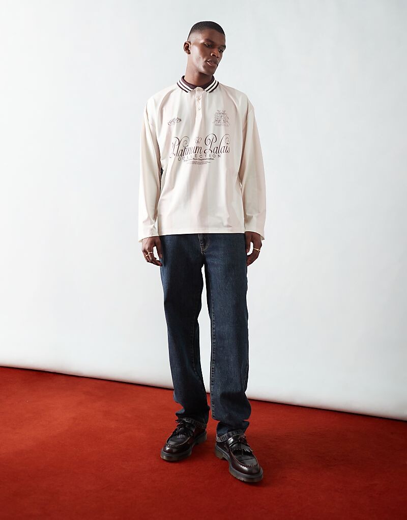 

Синие прямые джинсы ASOS DESIGN