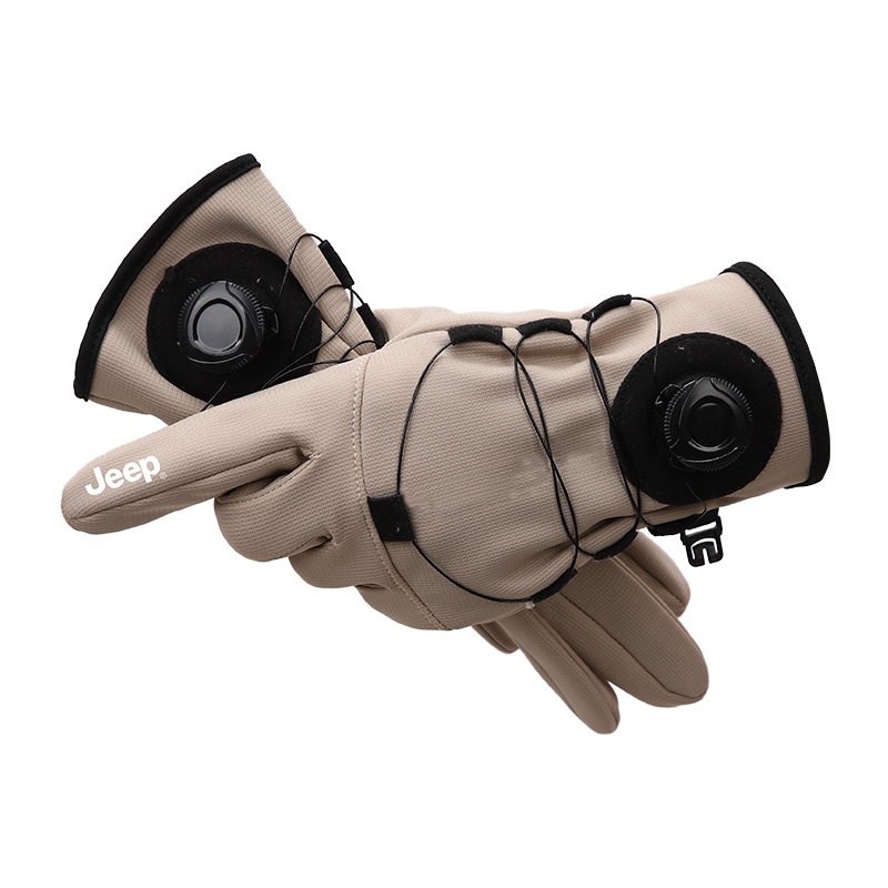 

Спортивные перчатки с флисовой подкладкой Men's Jeep, хаки