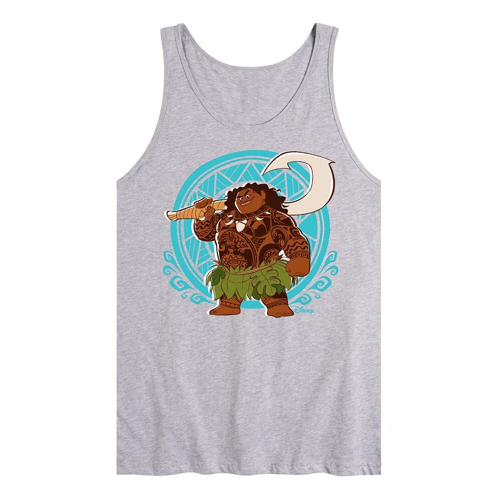 

Мужская майка Disney's Moana с рисунком Maui и рисунком, серый