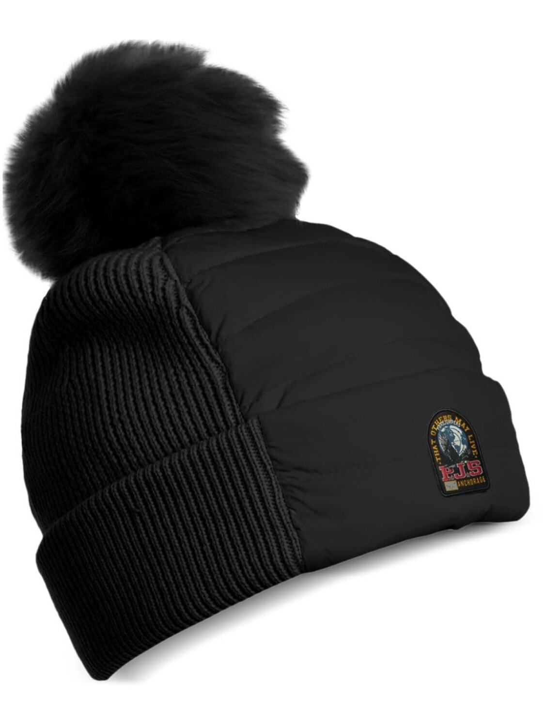 

Parajumpers шапка бини с нашивкой-логотипом, черный