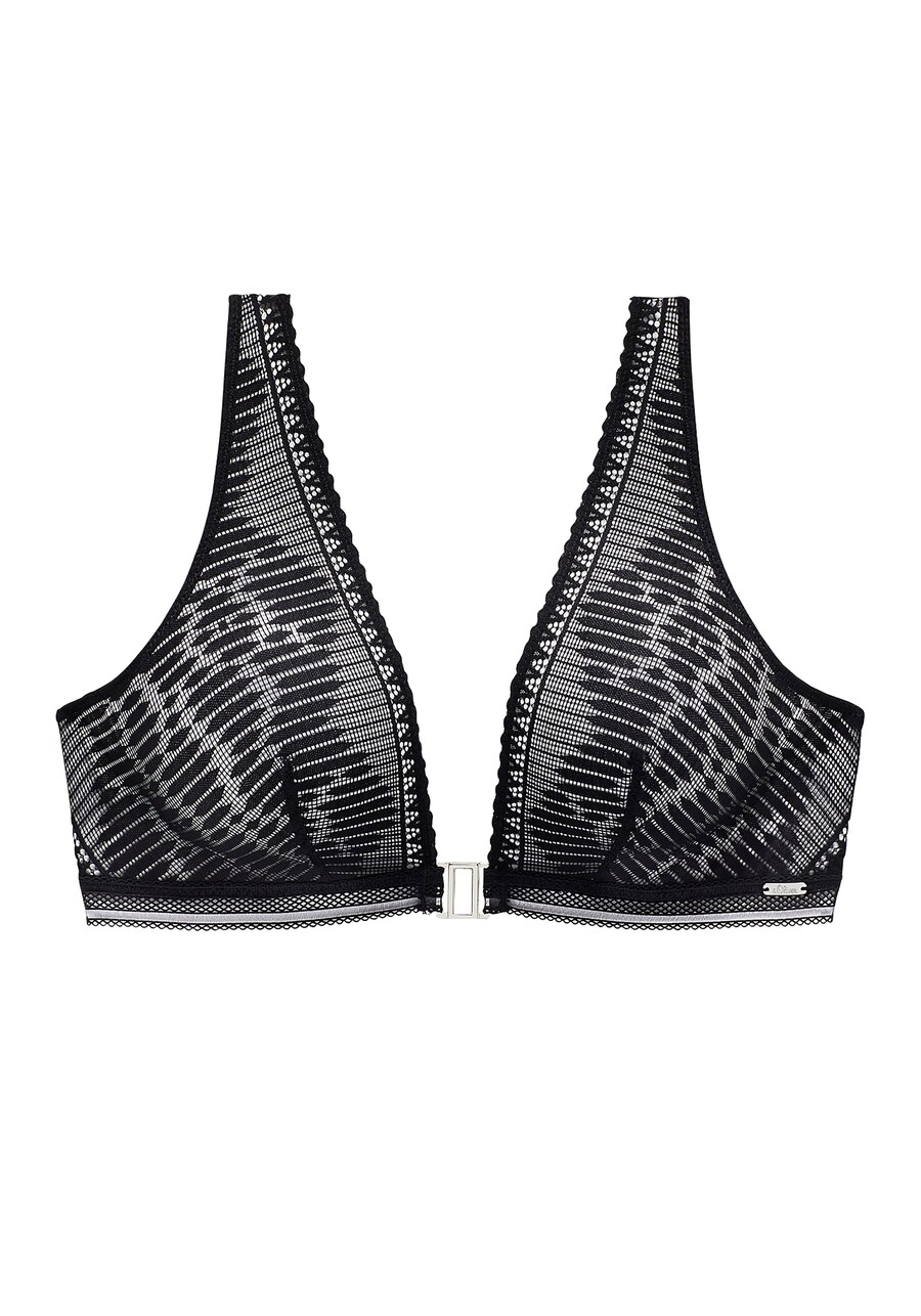 

Треугольный бюстгальтер s.Oliver, черный