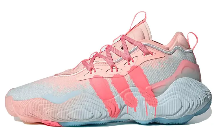 

Trae Young 3 'Cotton Candy' Adidas, розовый синий