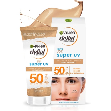 

Солнцезащитный крем Delial Bb 5 в 1, солнцезащитный крем SPF 50, 50 мл, Garnier