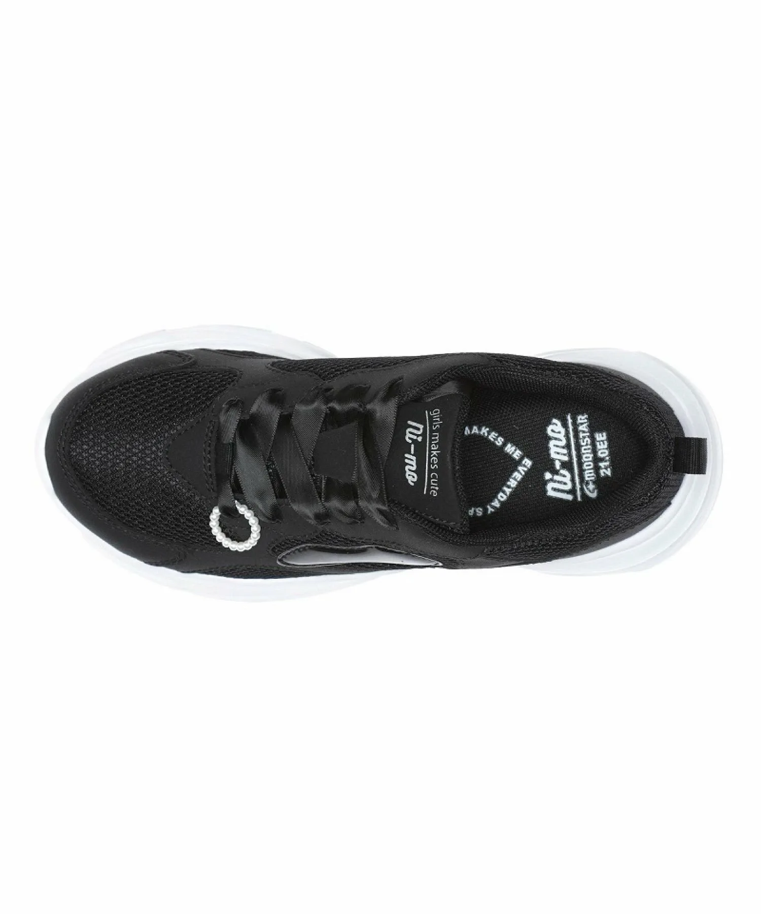 Детские кроссовки MoonStar NM J133 на платформе Ni-Mo, black — фото 3