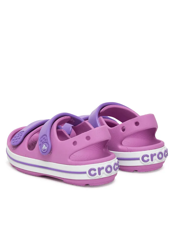 Crocs Сандалии Crocband Cruiser Sandal T 209424 розовые — фото 3