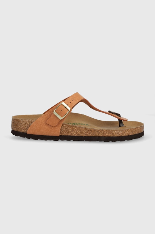 Японские шлепанцы Gizeh Birkenstock, коричневый