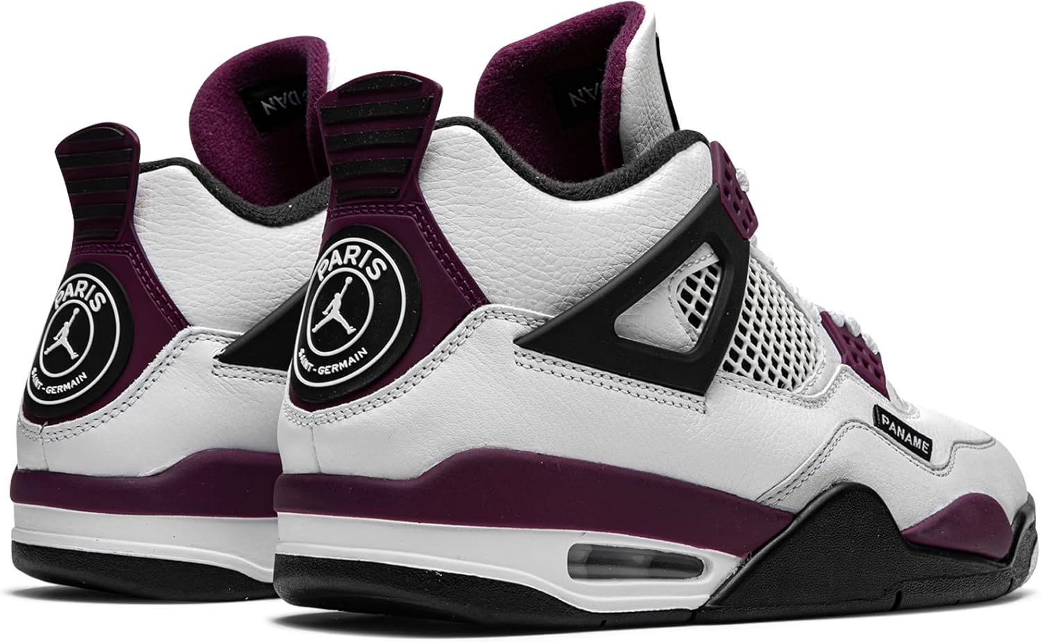 Мужские кроссовки Nike Air Jordan 4 Retro, белый/черный — фото 3
