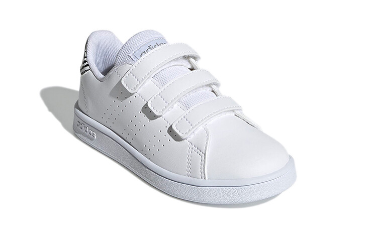 Детские кроссовки для скейтбординга ADVANTAGE PS Low-top белые/черные Adidas Neo — фото 3