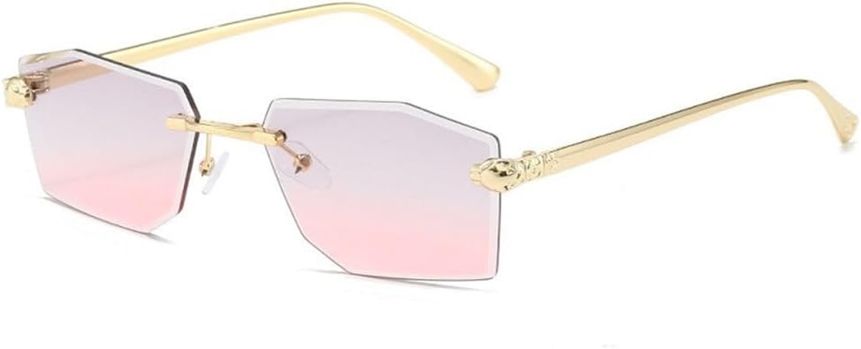 

Модные солнцезащитные очки для мужчин и женщин в золотистой леопардовой оправе с градиентными линзами. Роскошные солнцезащитные очки с защитой от УФ-излучения UV400 TYUVIVO, C5