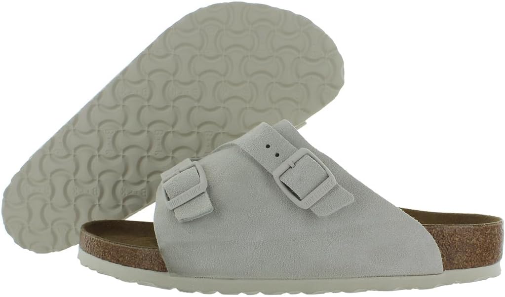 

Сандалии Birkenstock Unisex Zurich BS из замши с тиснением, белый