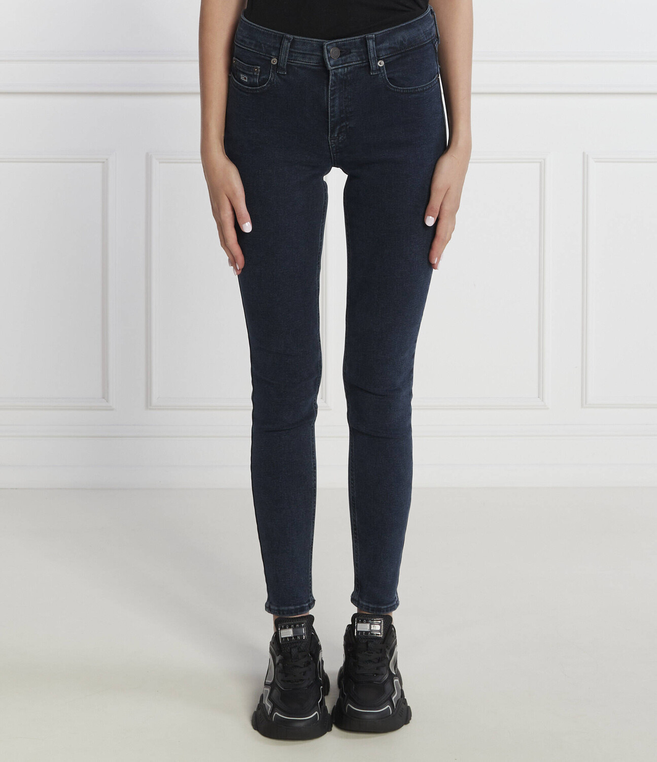 

Джинсы Tommy Jeans NORA Skinny fit mid rise, темно-синий