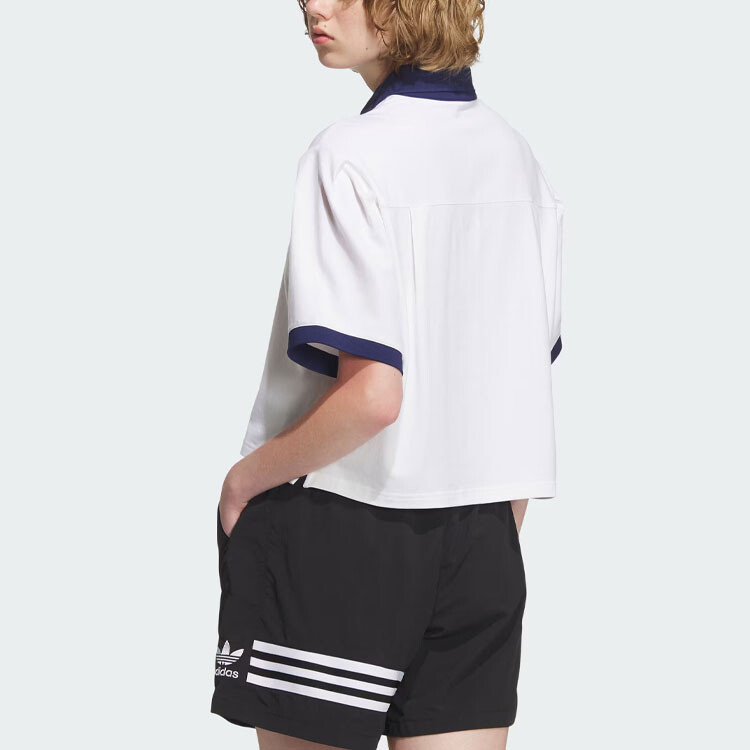 Рубашка поло VARCT женская белая Adidas Originals — фото 3