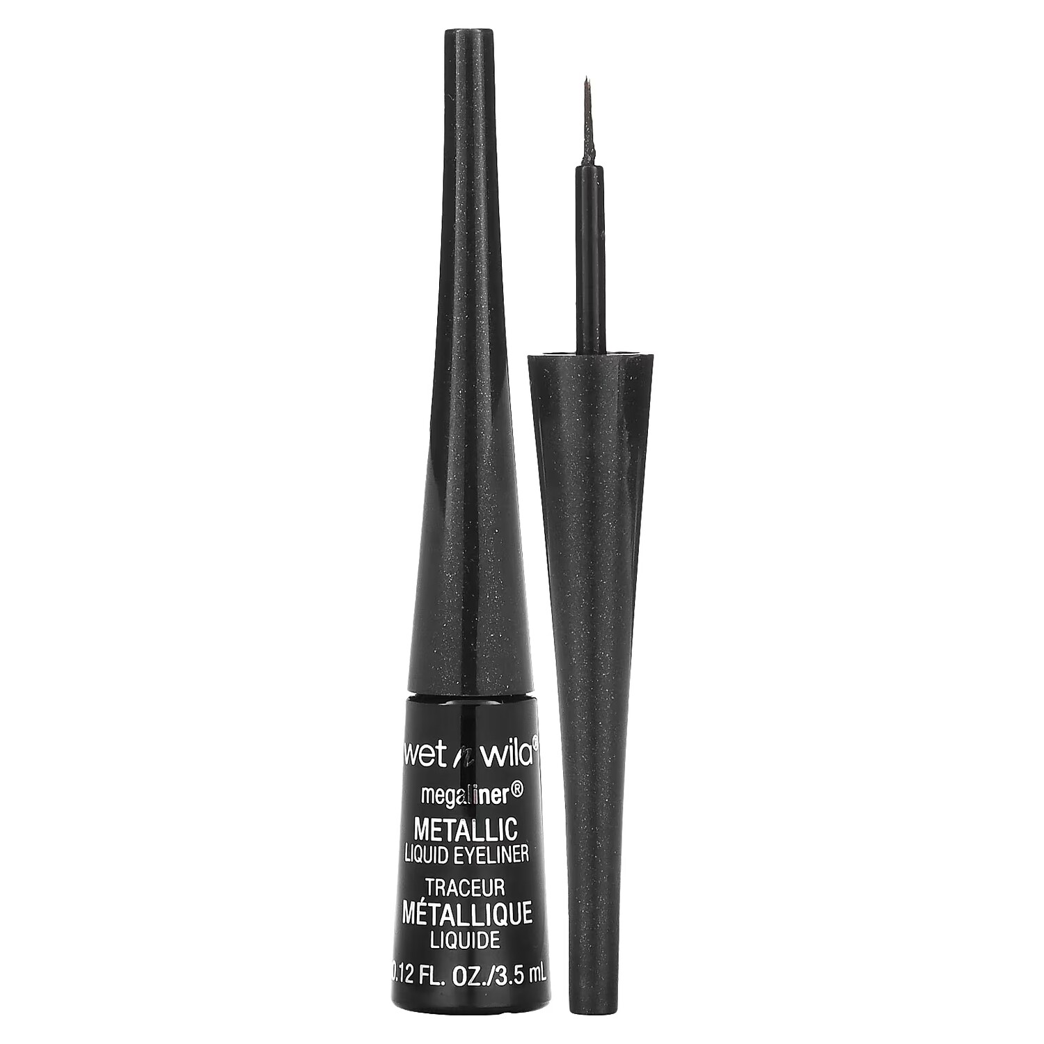 

Жидкая подводка для глаз Wet n Wild MegaLiner Metallic Eyeliner 111A Cosmic Black