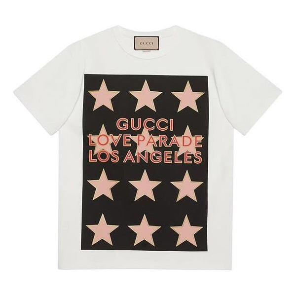 

Футболка love parade la t-shirt 'ivory' Gucci, белый