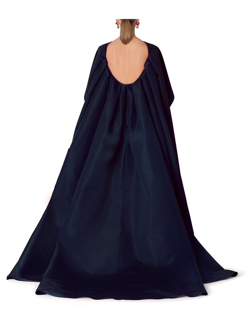 

Шелковое платье Carolina Herrera, цвет Midnight