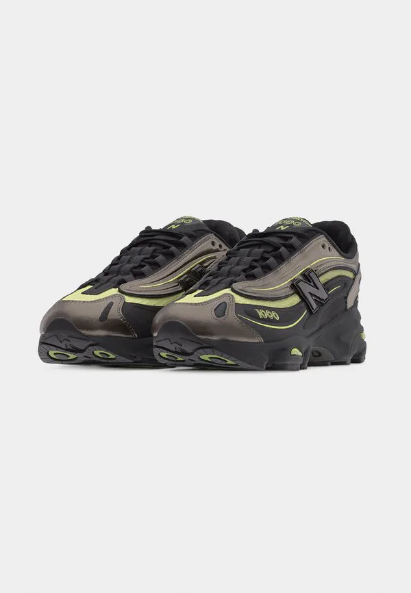 Кроссовки u1000 New Balance, Black Metallic/Dry Lime — фото 3