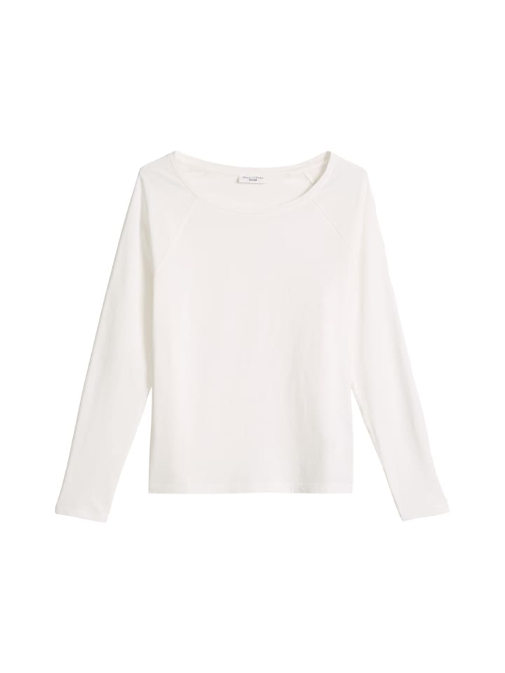 

Marc O'Polo DENIM Футболка с длинным рукавом DfC свободного кроя, цвет «шелковистый белый»