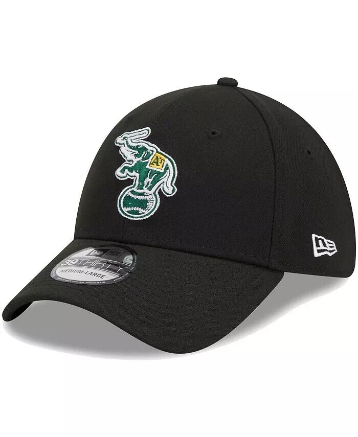 

Мужская черная кепка Oakland Athletics Logo 39THIRTY Flex New Era