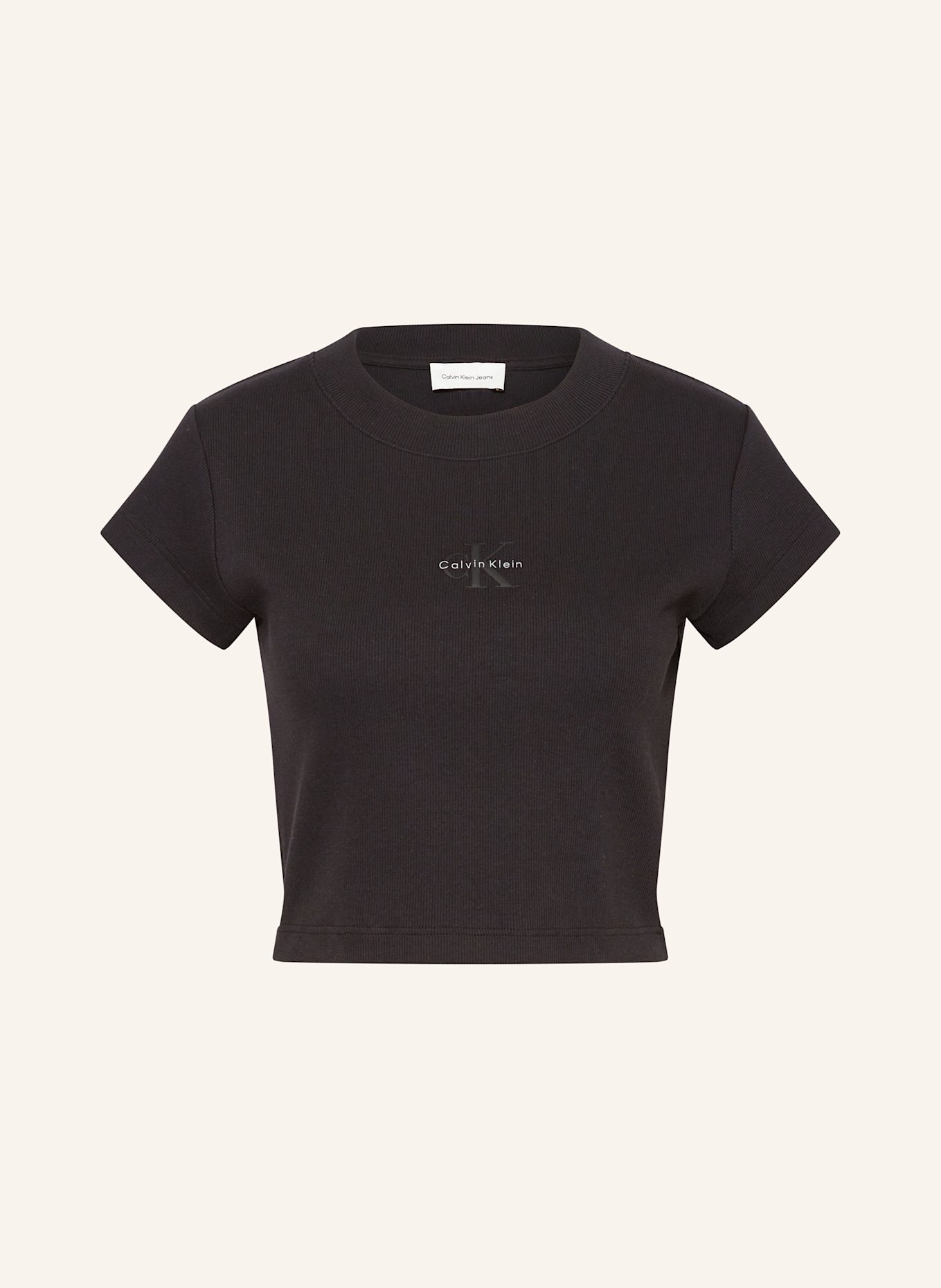 

Укороченная рубашка Calvin Klein Jeans, черный