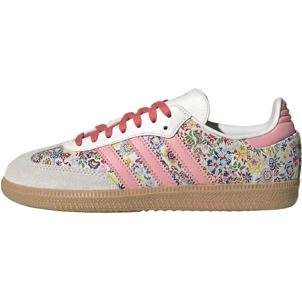 

Adidas Originals Samba OG устойчивые к истиранию низкие детские скейтбординг кроссовки gray pink