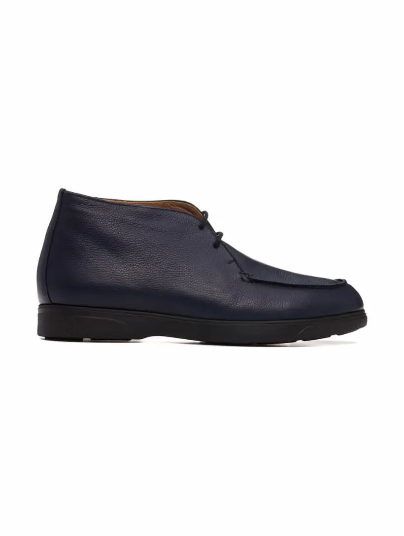 

Кожаные ботинки дезерты Kiton, тёмно-синий