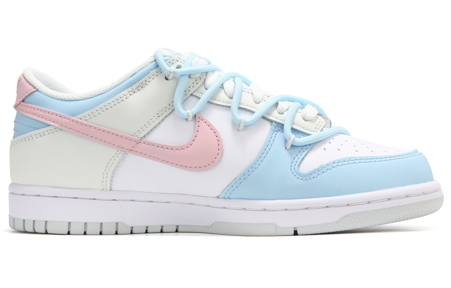 

Кроссовки Nike Dunk Skateboard Shoes Women's Low-Top Gray White