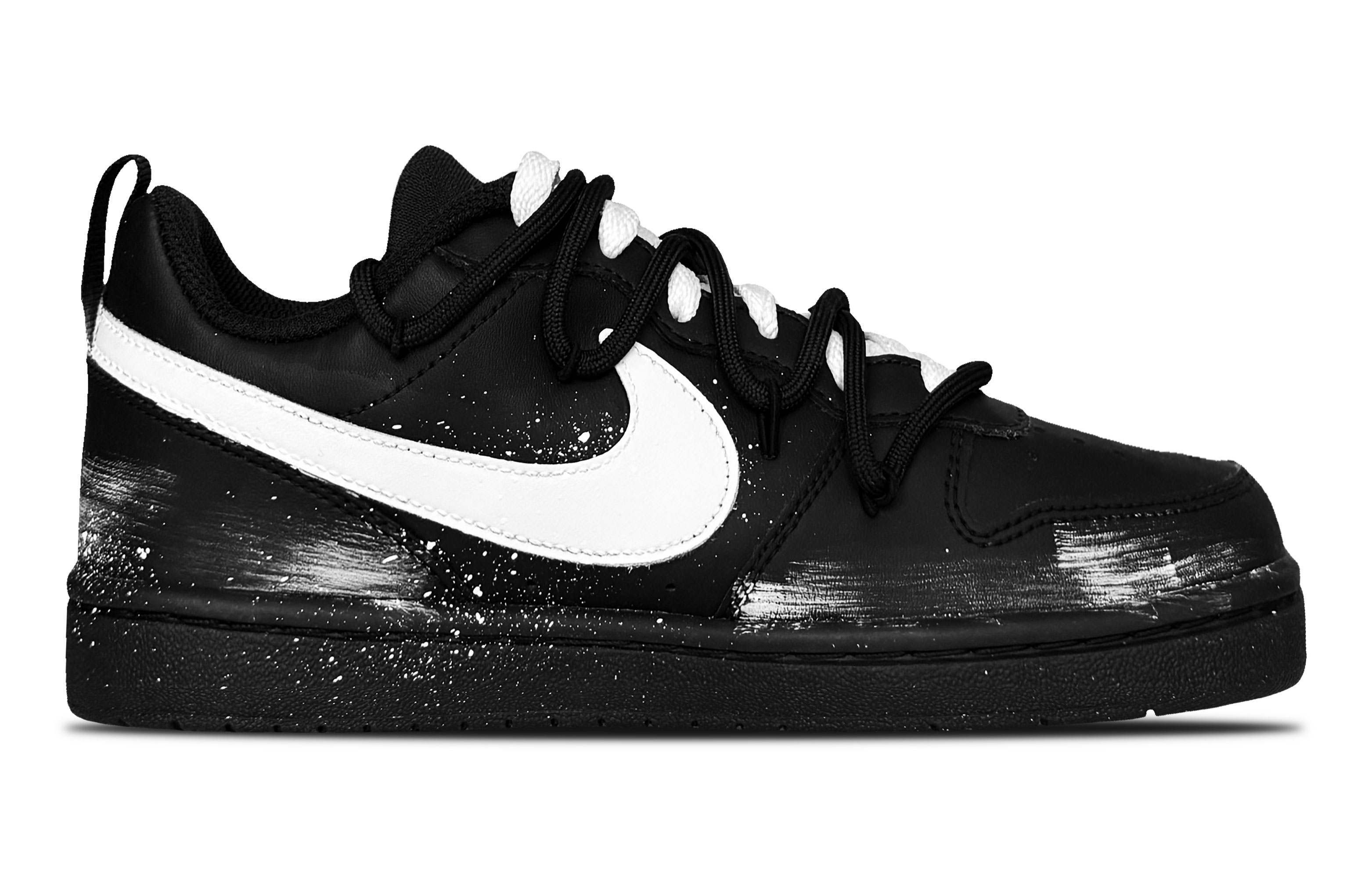 Court Borough Whispers In The Ruins Low top детские скейтбординг кроссовки для подростков Nike, черный — фото 3