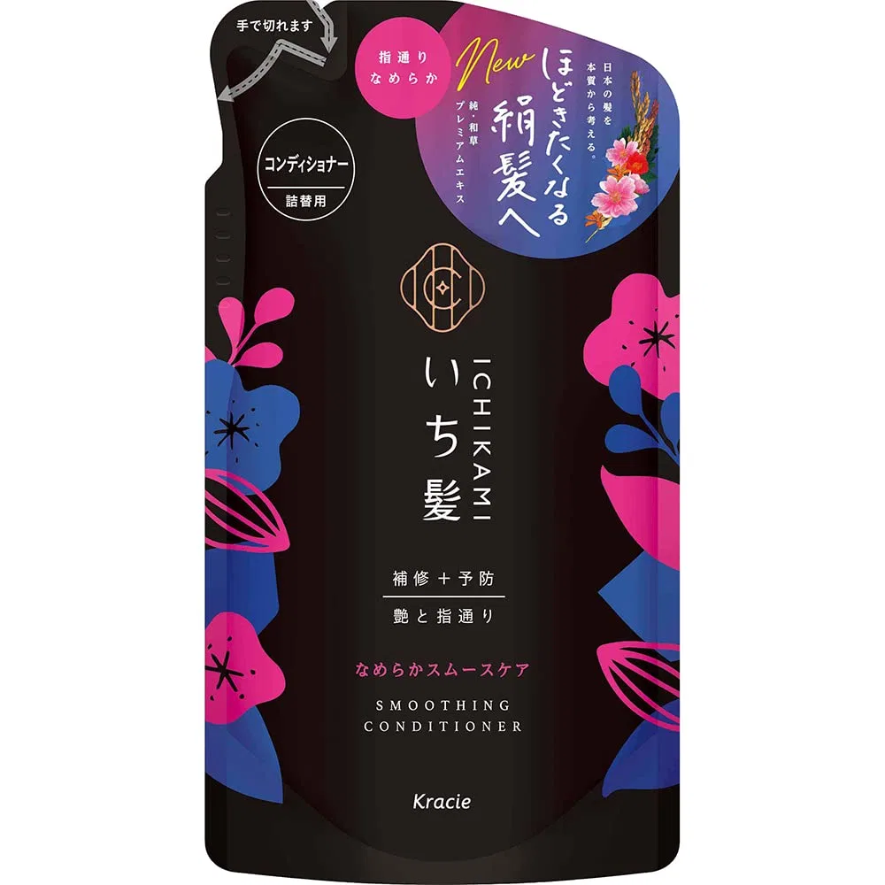 Кондиционер для волос Ichikami Smooth Care Pump, 330 мл, сменный блок Ichikami
