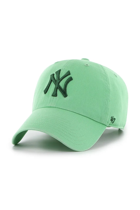 

Бейсболка с козырьком хлопковая MLB New York Yankees 47 Brand, зеленый