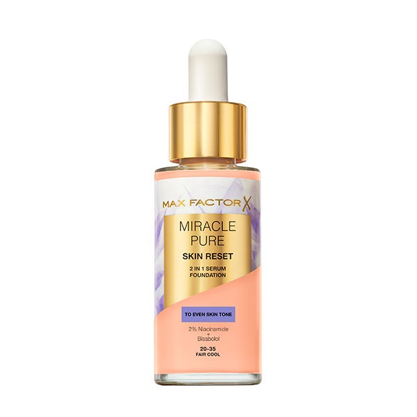 

Сывороточная основа под макияж MAX FACTOR Miracle Pure Skin Reset, Fair Cool