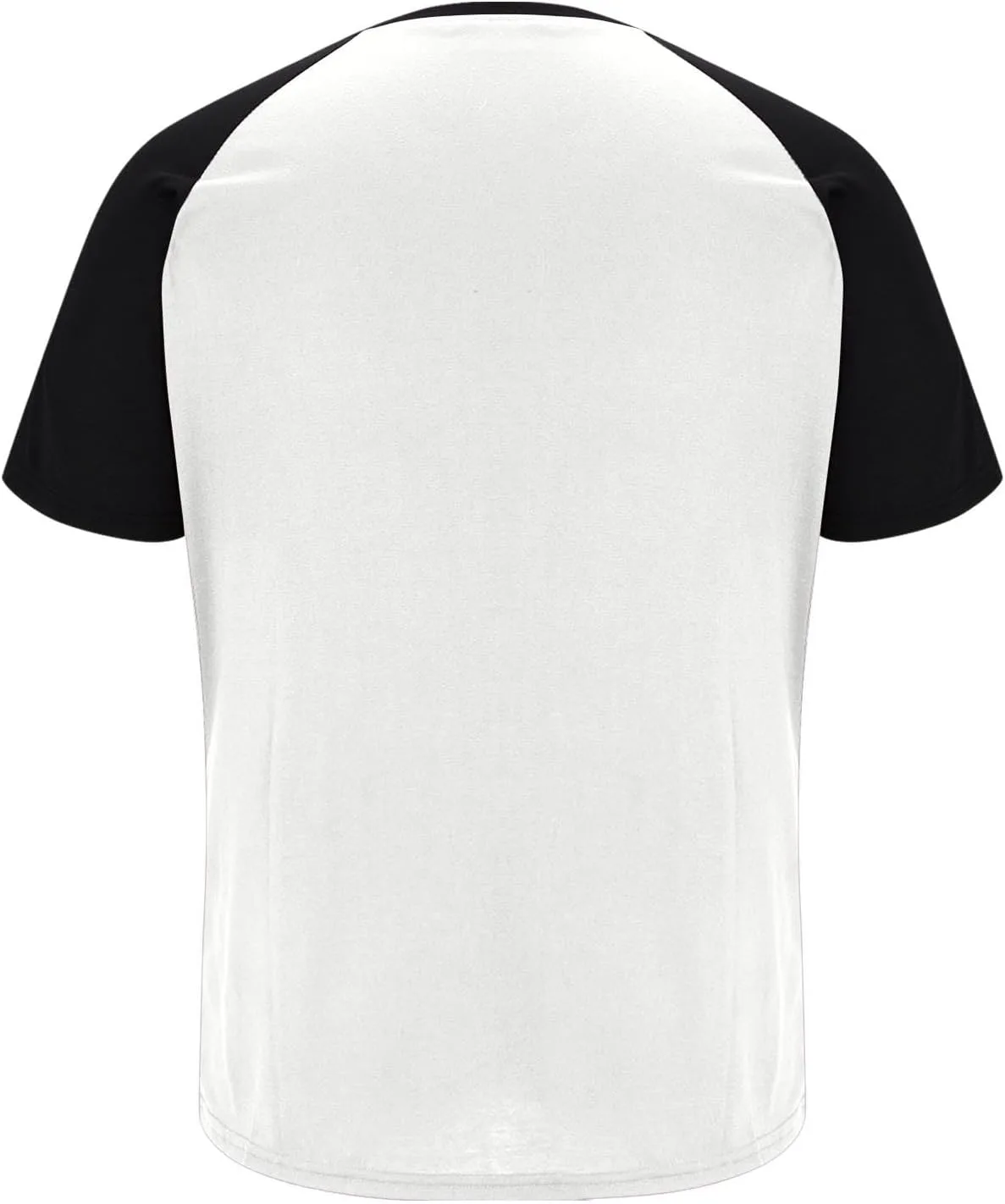 Мужская футболка Casual Slim Fit с коротким рукавом Raglan и цветным блоком — фото 4