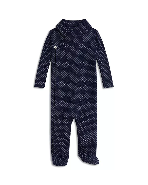 

Детский комбинезон Polo с воротником-шалью, двойной вязкой и закрытыми ножками. Ralph Lauren, мультиколор