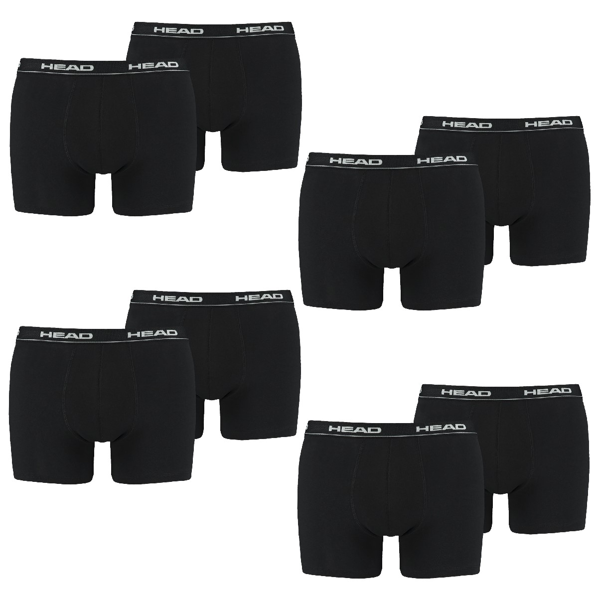 

Боксеры HEAD Boxershorts 8 шт, цвет 200 - black