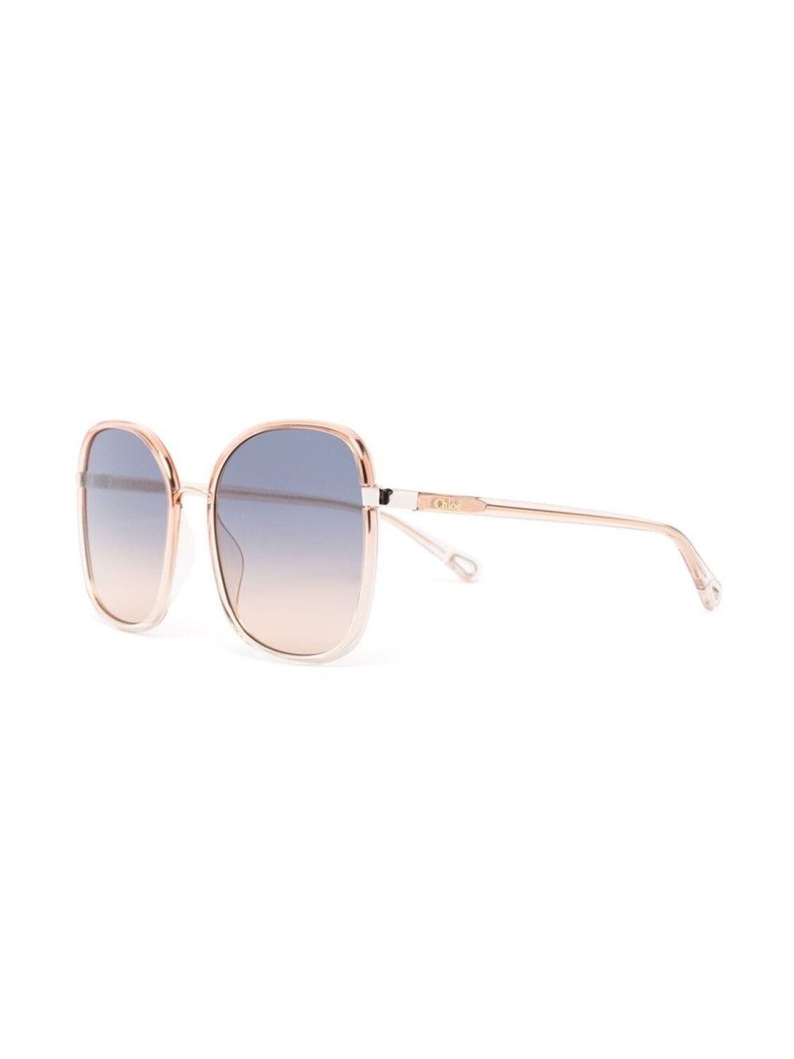 

Chloé Eyewear солнцезащитные очки Franky в квадратной оправе, оранжевый
