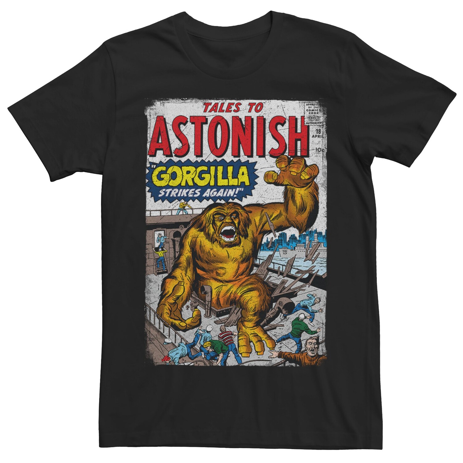 

Мужская футболка с рисунком Marvel The Gorgilla Licensed Character