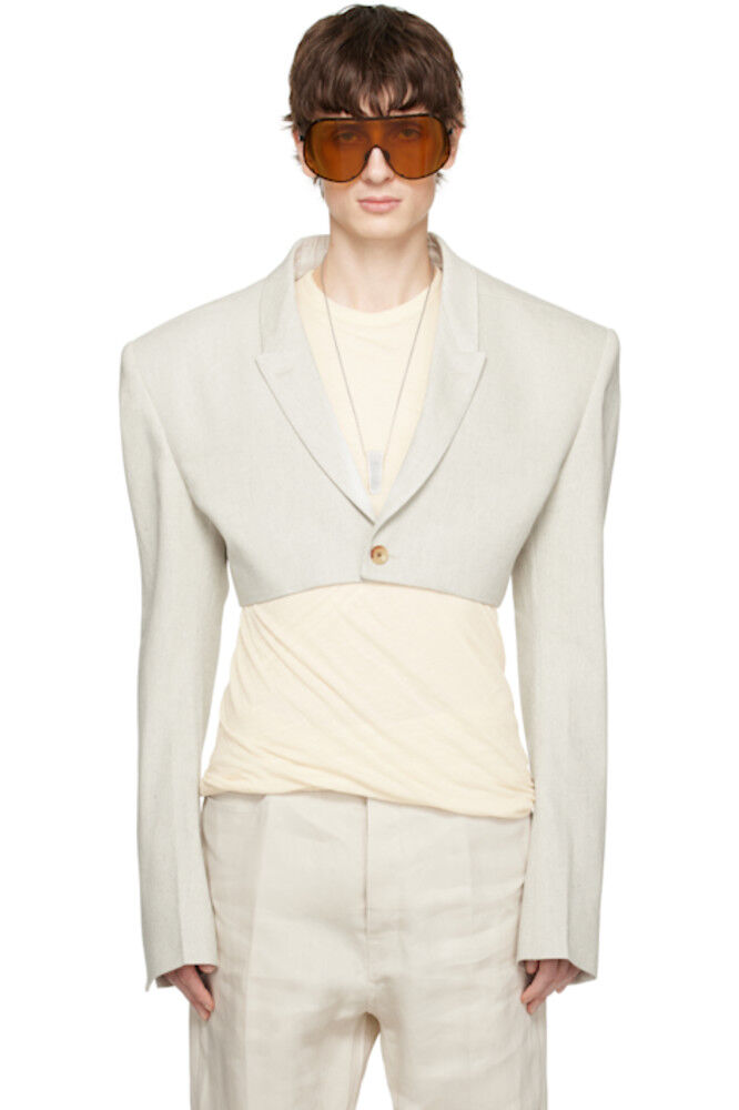 

Off-White Hollywood LS Micro Tatlin джинсовый блейзер Rick Owens