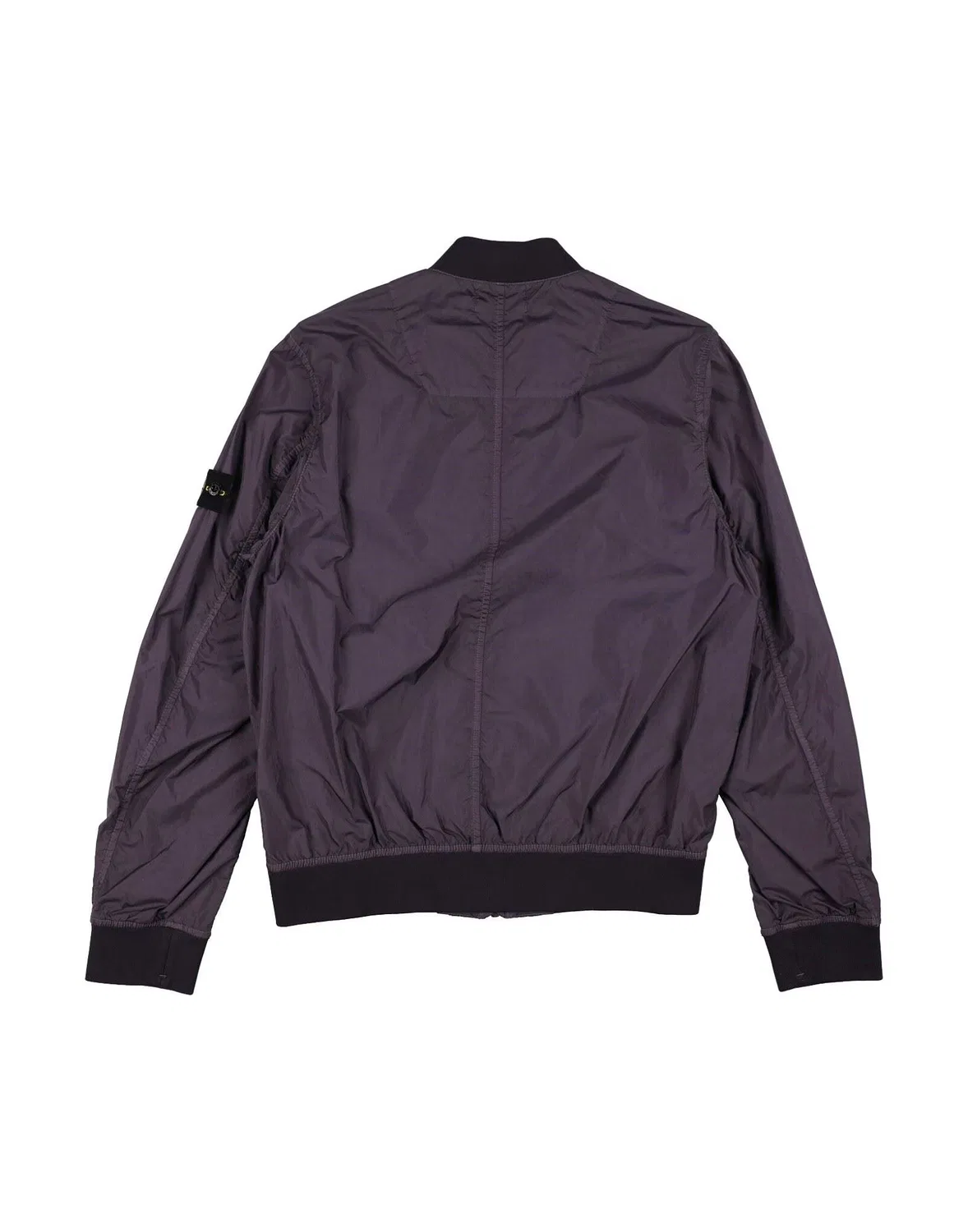 Куртка с молнией STONE ISLAND JUNIOR темно-фиолетовая — фото 2
