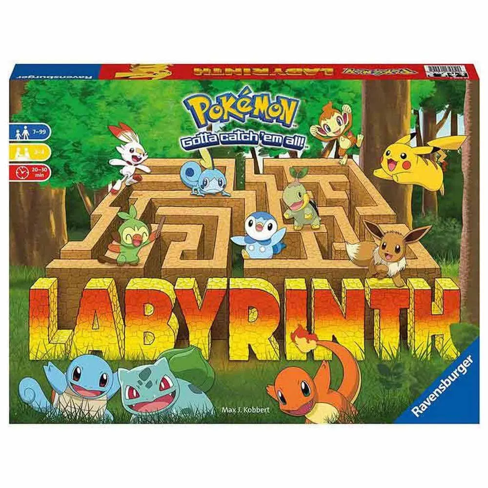 

Детская настольная игра Ravensburger Pokemon Labyrinth Board, мультиколор