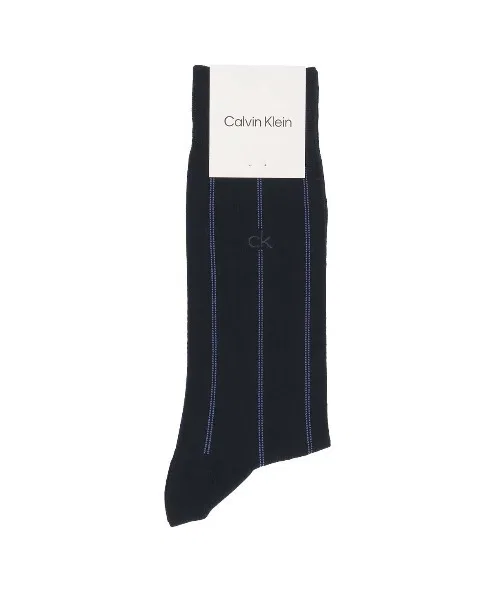Носки Calvin Klein с антибактериальной обработкой, полосатые, темно-синие