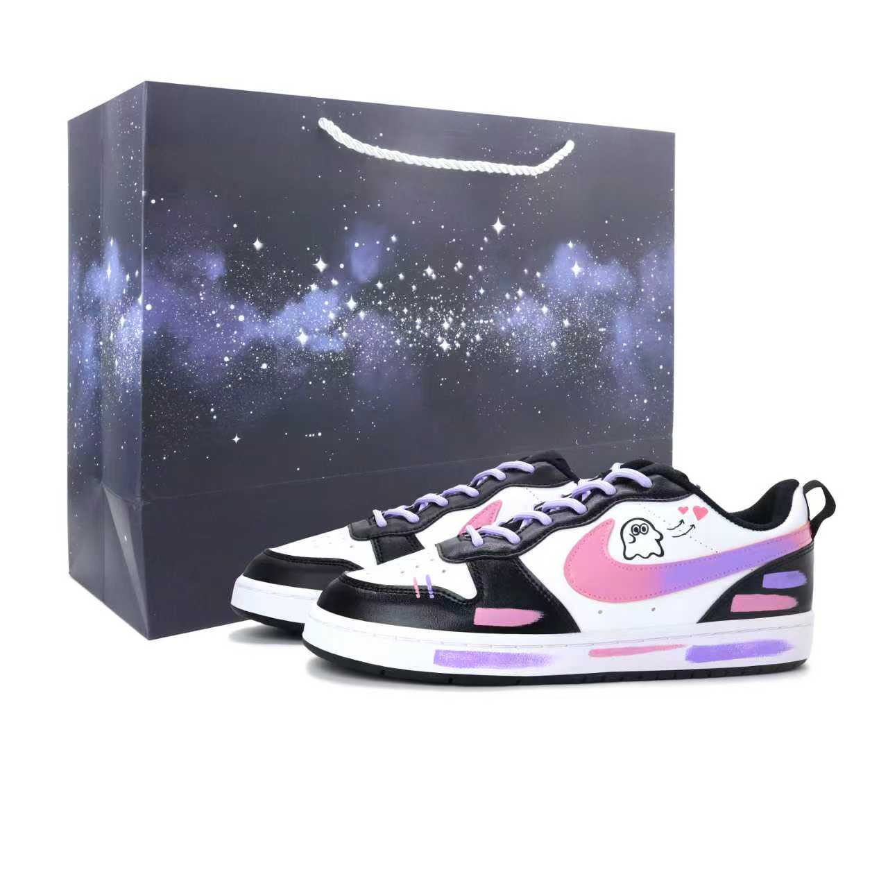 

Детские скейтерские кроссовки Court Borough для младших школьников Nike, фиолетовый