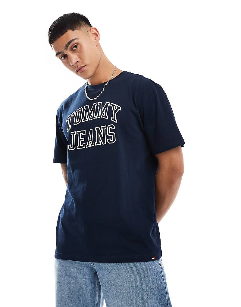 

Футболка Tommy Jeans – Marineblaues с винтажным контуром