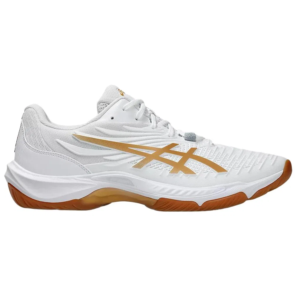 Кроссовки для бадминтона ASICS COURT CONTROL FF 4 бело-оранжевые — фото 3