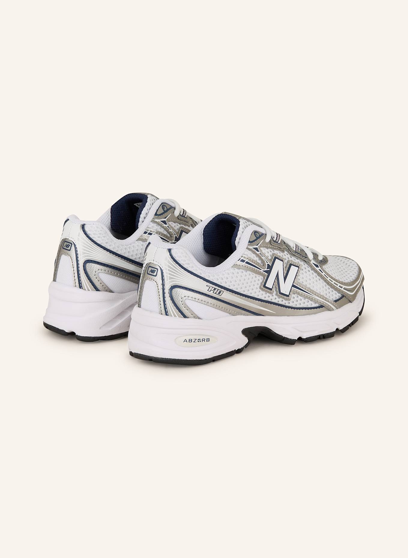 Кроссовки 740 New Balance, мультиколор — фото 2