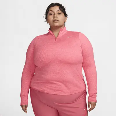 

Футболка Nike Dri-FIT Swift Element UV, цвет Aster Pink/Hot Punch/Heather