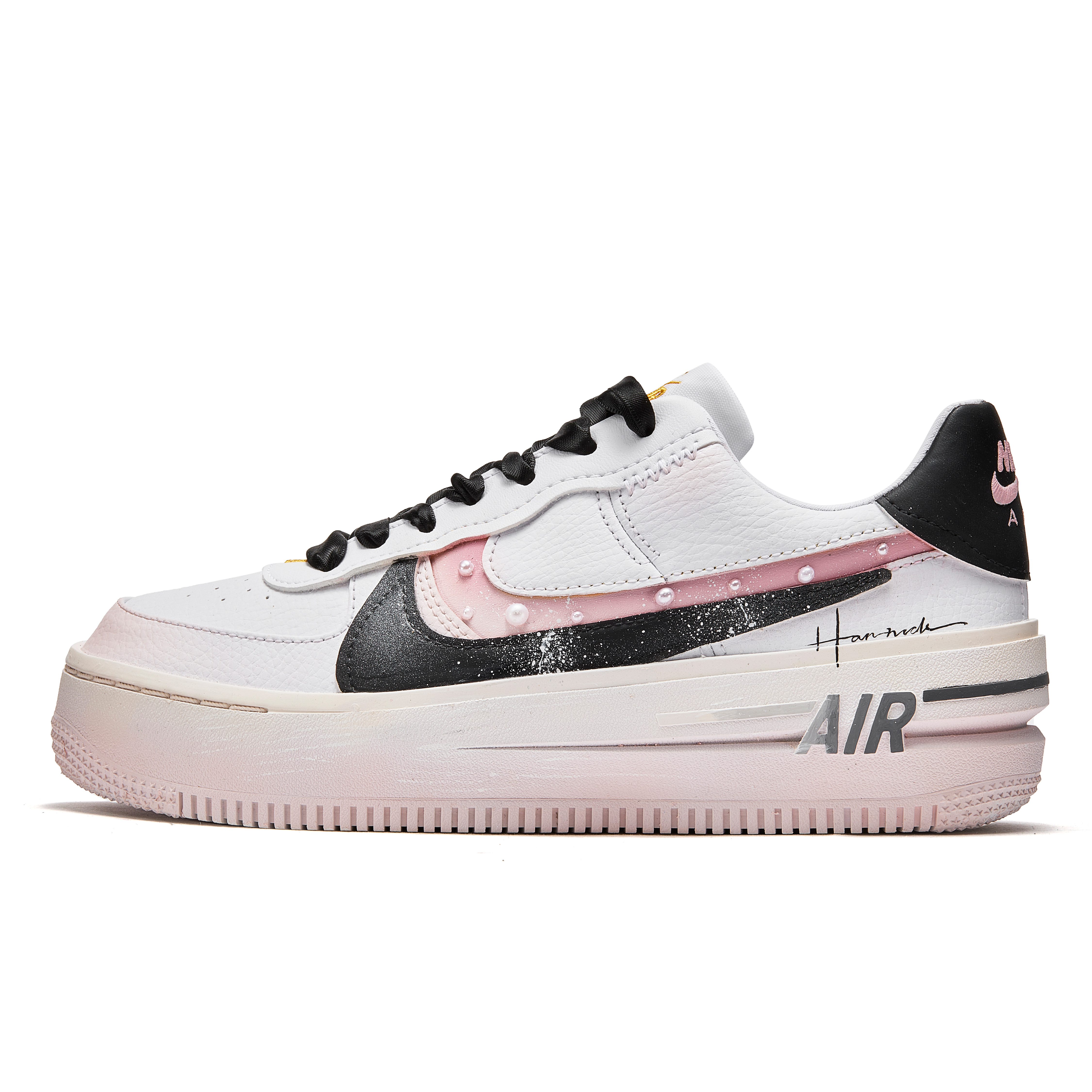 

Кроссовки Nike Air Force 1 Skateboard Shoes Women's Low-Top Pink/White, Розовый, Кроссовки Nike Air Force 1 Skateboard Shoes Women's Low-Top Pink/White