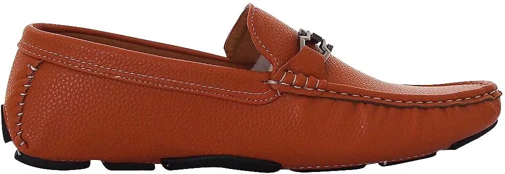 Лоферы мокасины NORTY Moda Italy Tan Burnt Orange — фото 3